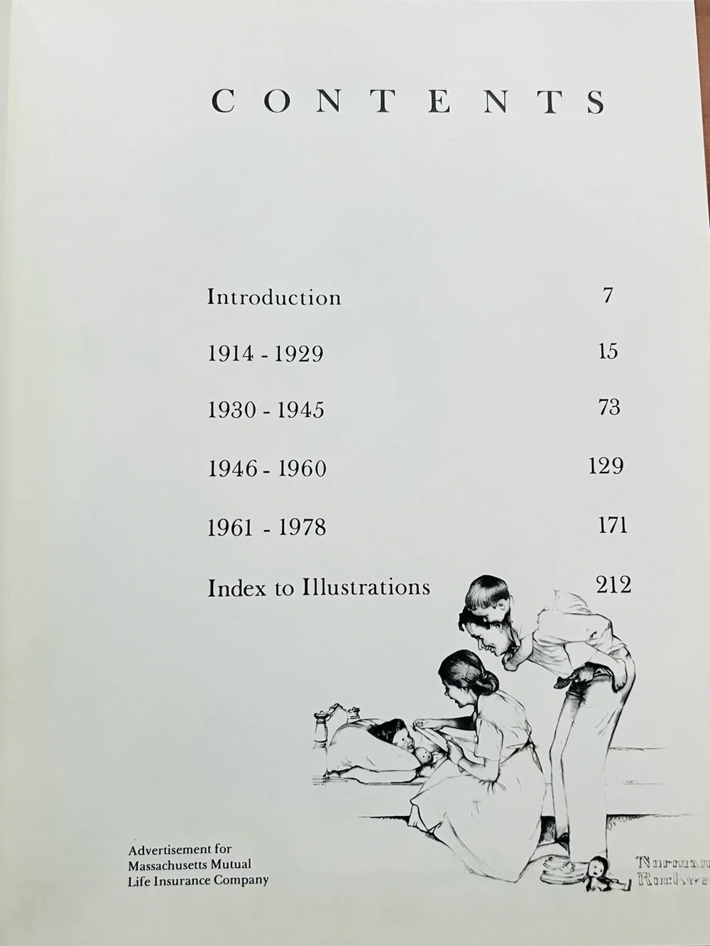 VINTAGE 1979 “THE NORMAN ROCKWELL TREASURY” HARDCOVER BOOK